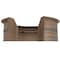 Linea Italia Reception Desk 11.1 ft D X 46 in H, 11.8 ft W X Thermofused Laminate, Walnut ZUI299 - alternate 4